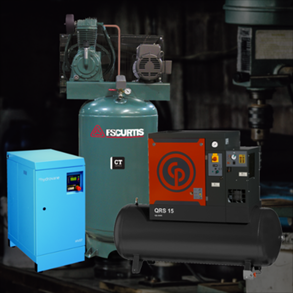 We offer a variety of air compressors for sale.